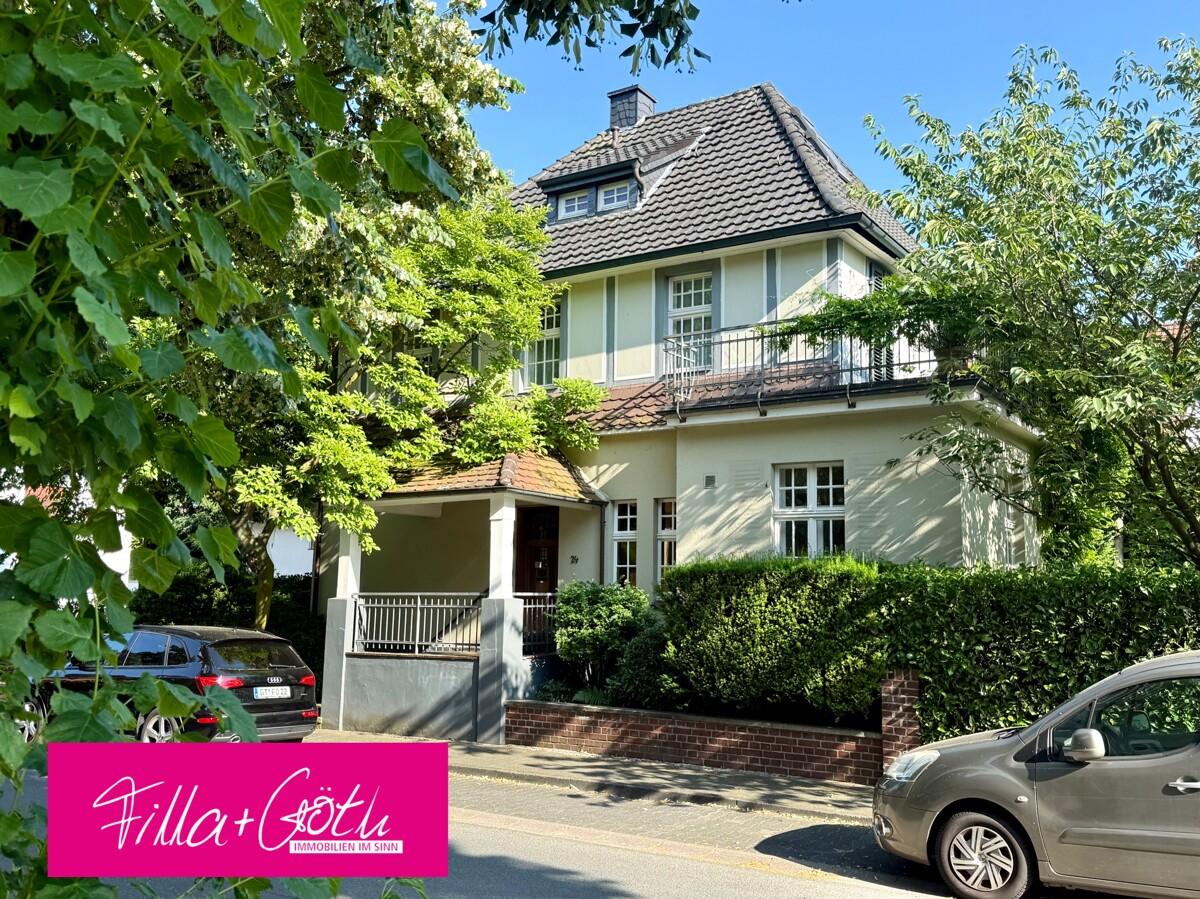Mediterrane Stadtvilla mit schönem Garten in begehrter Wohnlage am Gütersloher Theater!